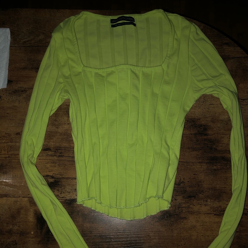 Neon green long sleeve